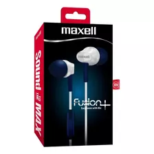 Maxell Audifo Fusion+ Fus-9 C/mic Damask Navy/blanco Color Azul