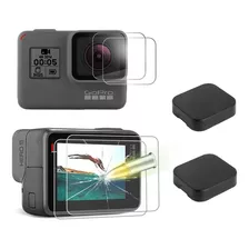 Protector De Pantalla Para Gopro Hero 7 5 Y 6 De Lente- 6un