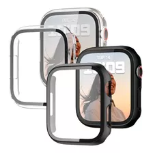 Case Cristal Templado Para Apple Watch Series 8 7 6 5 4 2pcs