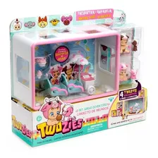 Twozies Set Carrito De Helados Con 4 Figuras Bebés Y Mascota