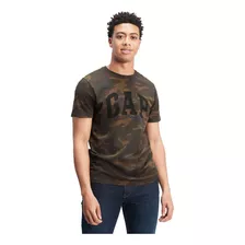 Gap Playera Clásica Con Logotipo Para Hombre, Estampado De 