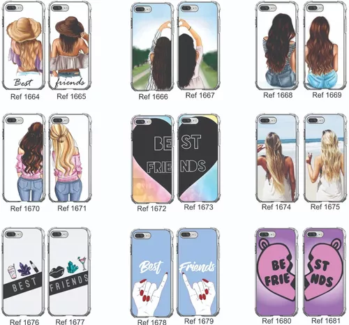 Capinha Capa Case Celular Personalizada Best Friends Amigas 2