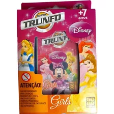 Jogo Super Trunfo Meninas Disney Girls Baralho Grow