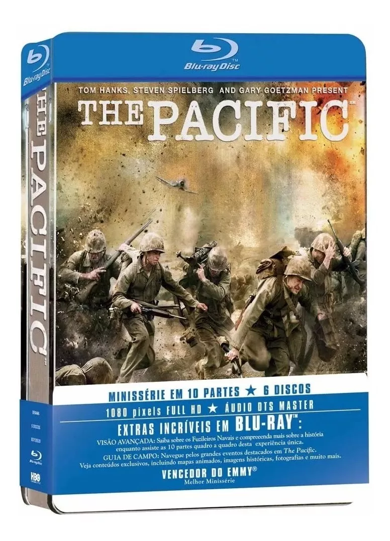 Box Blu-ray The Pacific - A Série Completa - Lata Digipack