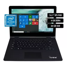 Notebook Iview 1430nb Dc N3350 4gb 64gb Ssd 14,1 Fhd Win 10