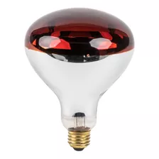 Ampolleta Incandescente France Infrarroja 250w Bulbo Color Rojo 250w 220v