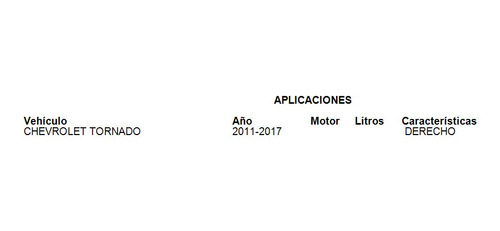 Espejo Derecho Electrico Chevrolet Tornado 2012 2013 2014 Foto 2