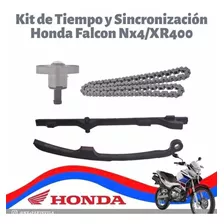 Kit De Tiempo Patines Cadena Y Tensor Honda Falcon Nx4 Xr400