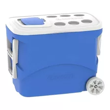 Conservadora Térmica Cooler De 50 Litros Con Manija Y Ruedas, 72 Latas Soprano