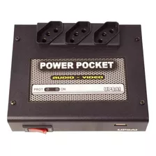 Condicionador De Energia Pocket Audio Video Usb Upsai 120v
