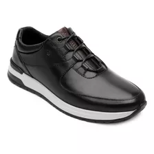 Sneaker Urbano Quirelli Para Hombre Estilo 704602 Negro