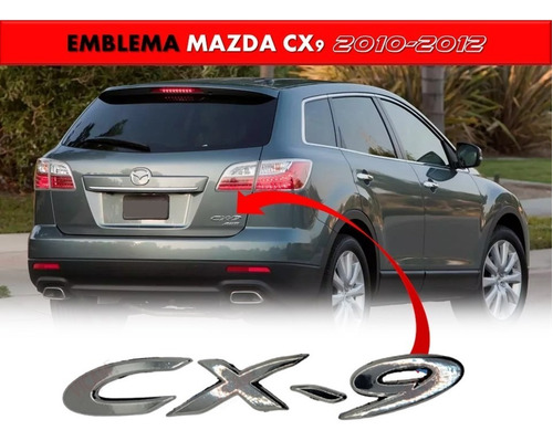 Emblema Para Cajuela Compatible Con Mazda Cx-9 10-12 Foto 3