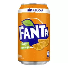 Fanta Naranja Gaseosa Lata Sin Azucares Zetta Bebidas