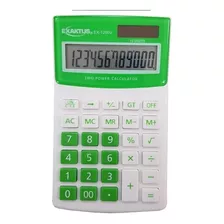 Calculadora Exaktus Ex-1200v Verde