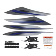 Kit Adesivos Suzuki Yes 125 2009 Prata - Lb10207