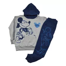 Conjunto Mickey Mouse Sudadera Y Pants Felpa De Disney Niños