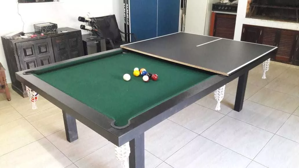 Mesa De Pool Profesional+accesorios+tapa Ping Pong+embalaje!