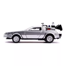 Volver Al Futuro 2 Delorean E:1/32 M: 10 Cm Largo Metálico 