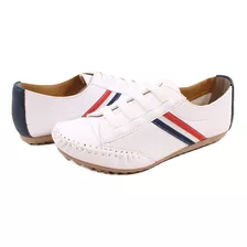 Tenis Sapatenis Feminino Casual Sapato Leve Calce Facil