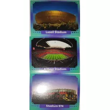 Laminas 3 Estadios Mundial Qatar 2022 (a Escoger) Panini