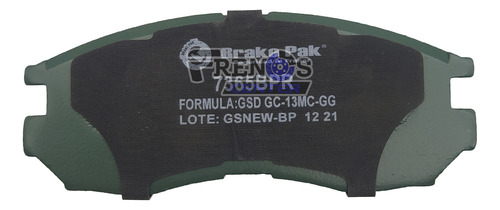 Pastilla Freno Del Brake Pak Para Nissan Patrol Y60 Foto 3