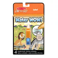 Melissa &amp; Doug On The Go Water Wow! Safari (bloc