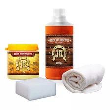 Kit Hidratante De Couro Óleo De Mocotó + Cera