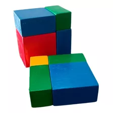Cubo Del Binomio Madera, Binomio De Newton, Juego Algebra