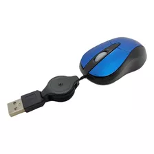 Mouse Óptico Com Fio Retrátil