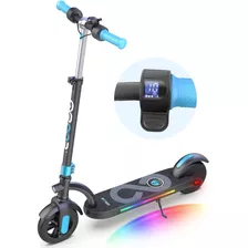 Scooter Electrico Motor 200w Pantalla Luz Led Patin Niños 