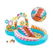 Piscina Inflável Infantil Playground Candy 206l 57149 Intex