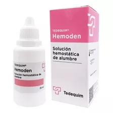 Solución Hemostática De Alumbre Para Uso Tópico Hemoden, 20m