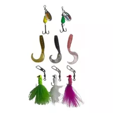 8 Señuelos Pesca Moscas De Pesca Articulos De Pesca 1g 6.5cm