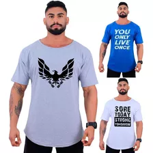 Kit 3 Camisetas Morcego Morcegão Blusa Treino Estampadas