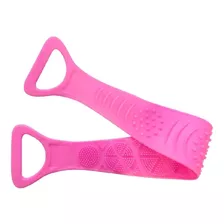 Espaldera De Baño De Silicona Para Ducha Pies Cuello E521 Color Rosa Espaldera De Silicona