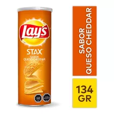 Papas Fritas Lay's Stax Cheddar Lata 134 G