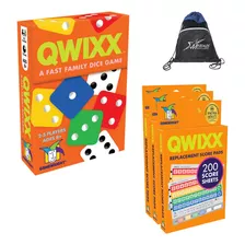 Qwixx Con 600 Almohadillas De Puntuación De Repuesto