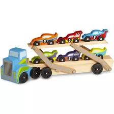 Mega Remolque De Auto De Carreras Melissa & Doug