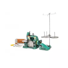 Máquina De Costura Overlock Butterfly Gn1-6 Portátil Verde 110v