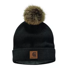 Carhartt Gorro De Punto Con Forro Polar Y Pompón Para Hombr