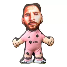 Peluche Lionel Messi Inter Miami Juguete Muñeco Compatible