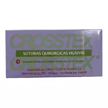 Sutura Quirúrgica Crosstex Nylon 3-0 X1 Unidad Estéril