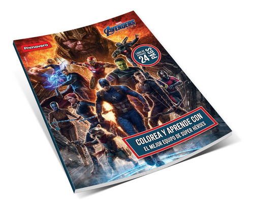 Libro De Actividades Avengers 24 Páginas