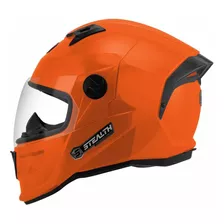 Capacete Stealth Solid Fosco Laranja 58