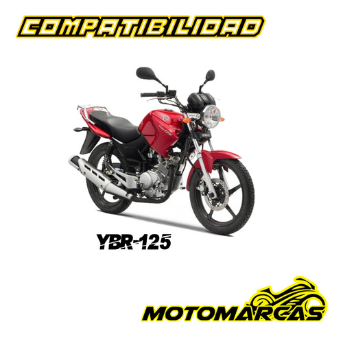 Par De Espejos Retrovisores Para Moto Honda Ybr-125 Foto 3