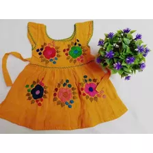 2 Vestidos Artesanales Para Niña Talla 1 A 8