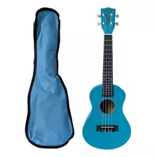 Ukulele Azul Claro Seven Concert Suk-23 Lb C/ Capa