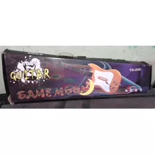 Guitarra Antiga P/ Vídeo Game Rock Guitar Game Moon Na Caixa