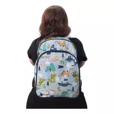 Mochila Dinossauro Bebê Maternidade Menino Menina Cor Azul