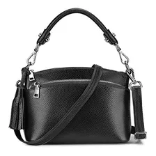 Bolsa Para Dama Negro Tote Cuero S-zone